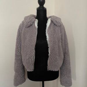 Fuzzy Feels Sherpa Jacket